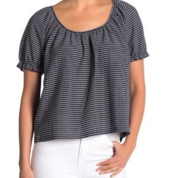 Madewell Texture & Thread Peasant Top NWOT $50‎ - Picture 1 of 4